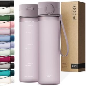 Hochwertige Trinkflasche aus Tritan für Sport, Schule und Büro - Auslaufsicher und kohlensäuregegeignet