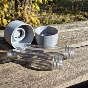 Logbuchbox für Geocaching - Passgenau und wasserdicht mit Dichtungsringen und Petlinge, Größe 61 mm