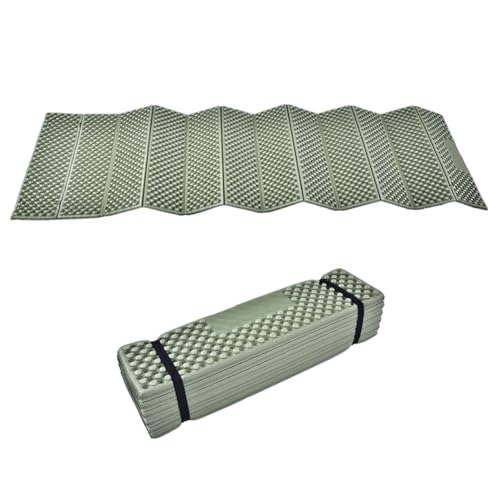 Komfortable Camping-Matte für Outdoor-Aktivitäten, ultraleicht und faltbar, 185x55cm groß, 300g leicht, wasserfest und thermorezystent.