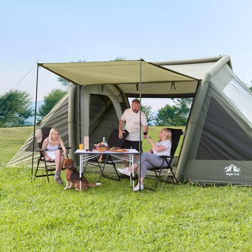 Wasserdichtes und atmungsaktives Zelt für Glamping, Outdoor-Camping und Festivals. 2 Schlafzimmer, großzügiger Wohnbereich, Durchsichtige PVC-Fenster. Winterfest und 4-Saisons geeignet.
