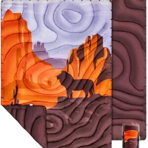 Camping-Decke, Outdoor-Reisedecke, Ultraleicht, wasserabweisend, für Reisen, Wandern und Picknick (195 * 140 cm)