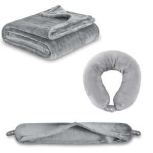 Ergonomisches Reisegepäck, Ultraleicht, 3-in-1-Set, Fleece, Reisen, Camping, Büro, Zuhause, Komfort und Bequemlichkeit sicherstellen.