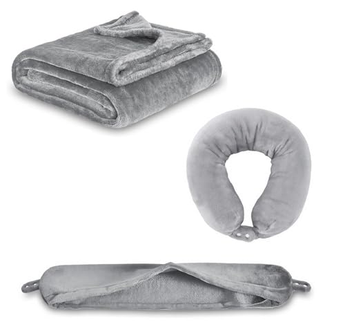 Ergonomisches Reisegepäck, Ultraleicht, 3-in-1-Set, Fleece, Reisen, Camping, Büro, Zuhause, Komfort und Bequemlichkeit sicherstellen.