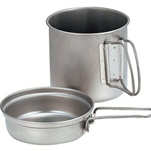 Titan-Kochset für Rucksackreisen und Camping, ultraleicht und kompakt, mit langen Lebensdauer und Produktgarantie