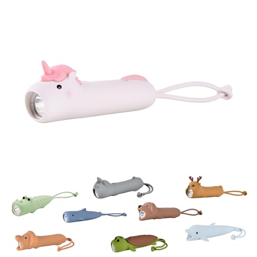 Taschenlampe Einhorn Nova, kleine leistungsstarke Lampe mit Akku und Trageschlaufen für abendliche Spaziergänge oder nächtliche Ausflüge