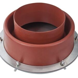 Silikon-Ofendurchführung für Triple-Wall Heat Protector Chimney, wetterdichte Stove-Jack-Abdichtung