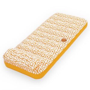 Luftmatratze mit Samtoberfläche, 169 x 77,5 x 30,5 cm, 1 Person, PVC, 2 Luftkammern, Integrierter Getränkehalter und Sicherheitsventil.