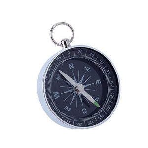 Boroco Kompass, Outdoor-Sport-Kompass, 44mm, tragbarer Taschen-Kompass, professioneller Marsch-Kompass für Outdoor-Camping-Wandern-Sport-Navigation-Wandersport