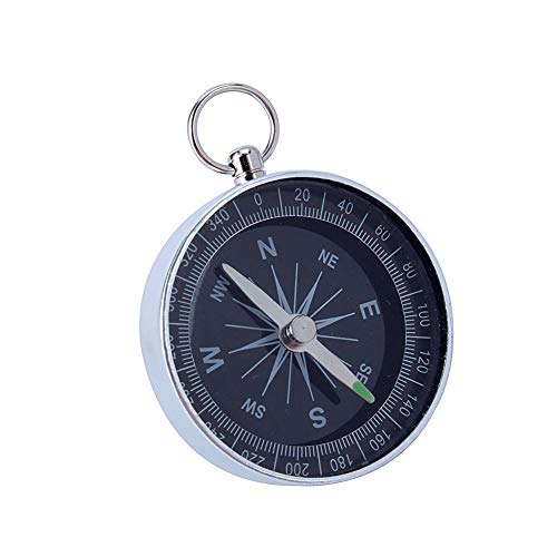 Boroco Kompass, Outdoor-Sport-Kompass, 44mm, tragbarer Taschen-Kompass, professioneller Marsch-Kompass für Outdoor-Camping-Wandern-Sport-Navigation-Wandersport