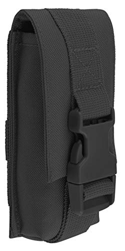 Praktisches und stilvolles Accessoire für Outdoor-Abenteuer, Camping und Wandern - Molle Multi Pouch Large in schwarz