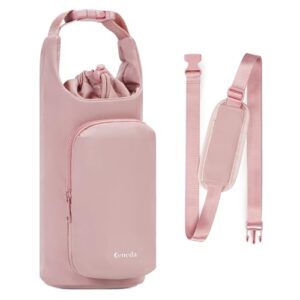 Ceneda Trinkflaschentasche Isolierte Wasserflasche Tasche 40oz mit Handyfach, Verstellbarer Schultergurt, Robuster Leichter Halter für Outdoor-Aktivitäten, Alltag und Unisex