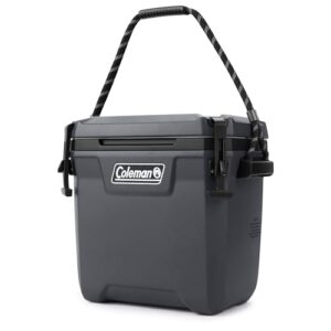 Hochwertige Kühlbox Coleman Convoy 28QT, 27 Liter Fassungsvermögen, Eismehl hält bis zu 3 Tage kalt, Vollschaumisolierung, kompakte und robuste Kühlbox für den Einsatz im Freien und auf Baustellen