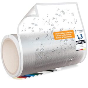 Selbstklebende Reparatur Flicken in vielen Farben erhältlich, ideal für LKW, Anhänger, Zelt, Markisen, Camping und Sonnenschirme, transparent und 2,5 m lang x 200 mm breit.