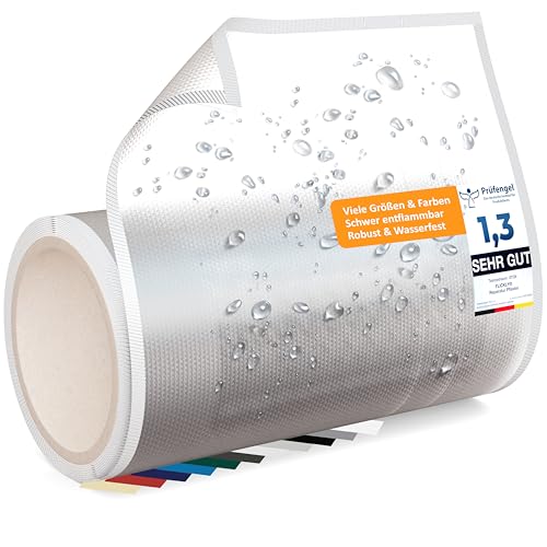 Selbstklebende Reparatur Flicken in vielen Farben erhältlich, ideal für LKW, Anhänger, Zelt, Markisen, Camping und Sonnenschirme, transparent und 2,5 m lang x 200 mm breit.