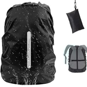 Regenschutz Rucksack mit wasserdichter Hülle und rutschfesten Schnallenriemen für Rucksäcke, schneesicher und staubdicht