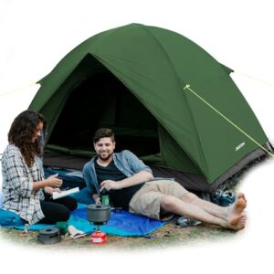 JAICOM Camping Zelt, Ultraleicht Zelt für 2 Personen, Wasserdicht Kuppelzelt mit schnellen Aufbau und kleinem Packmaß für Outdoor-Aktivitäten wie Wandern, Camping und Festival