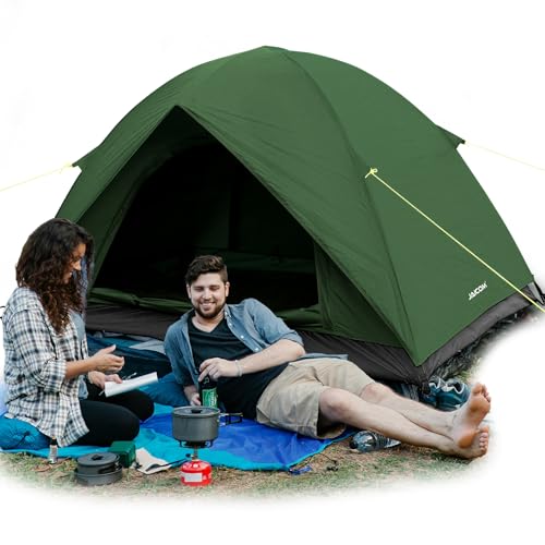 JAICOM Camping Zelt, Ultraleicht Zelt für 2 Personen, Wasserdicht Kuppelzelt mit schnellen Aufbau und kleinem Packmaß für Outdoor-Aktivitäten wie Wandern, Camping und Festival