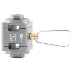 KFI Gas Canister Refill Adapter, Gaskanister Nachfülladapter, Kraftstoffübertragungsgerät, Gasflasche Nachfülladapter, Tragbares Gasdruckventil Aufblasventil für Outdoor