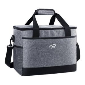 Kühltasche 26L Groß faltbar und wasserdicht mit Isolierung für Strand, Camping, Einkauf und Reise