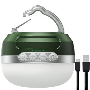 LED Campinglampe mit RGB Farbwechsel, 8400mAh Akku und USB-C Aufladbarkeit für Camping und Notfälle