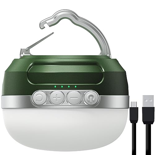 LED Campinglampe mit RGB Farbwechsel, 8400mAh Akku und USB-C Aufladbarkeit für Camping und Notfälle