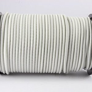Monoflex 8mm Expanderseil, weiß, 20 Meter lang, gummiges Seil für Plane und Spannen, Elast. Seil für Outdoor-Aktivitäten wie Fischen oder Wandern.