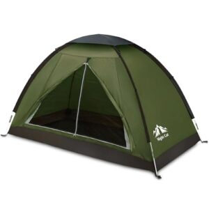 Night Cat 1 Person Camping Zelt, wasserdichtes Rucksackzelt für 1 Mann, leichtgewichtig und einfach einzurichten