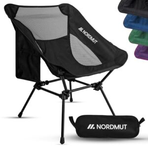 Campingstuhl kleines Packmaß & Ultraleicht - Kleiner Campingstuhl mit 150 kg Belastung aus Aluminium für Outdoor und Festivals