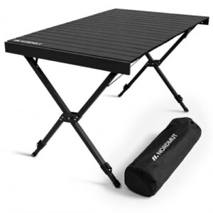 Hochwertiger Campingtisch mit leichten Aufbau, robuste Konstruktion aus Aluminium, wasserabweisende Oberfläche und praktische Tragetasche - perfekt für Outdoor-Abenteuer und Campingtrips