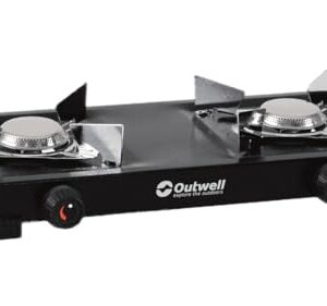 Outwell Gaskocher Appetizer 2-Kocher in schwarz, ideal für Camping und Outdoor-Aktivitäten