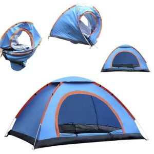 Pop Up Zelt 2 Personen, Automatisches Wurfzelt 2 Personen Wasserdicht, Ultraleicht Camping Zelt, Winddicht Campingzelt für zwei Personen, Campingausrüstung, Outdoor-Aktivitäten