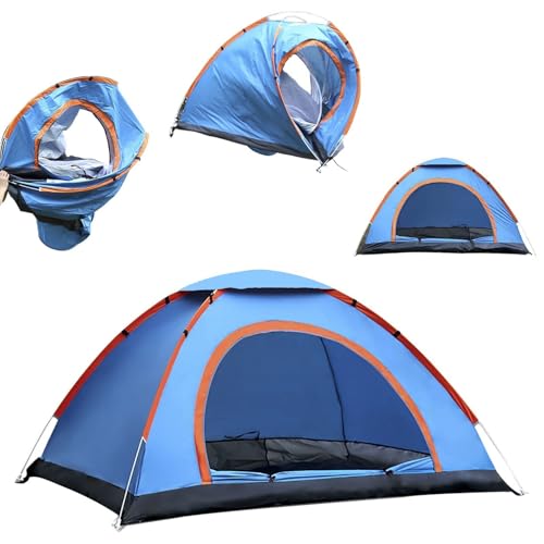 Pop Up Zelt 2 Personen, Automatisches Wurfzelt 2 Personen Wasserdicht, Ultraleicht Camping Zelt, Winddicht Campingzelt für zwei Personen, Campingausrüstung, Outdoor-Aktivitäten