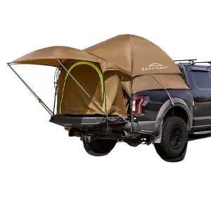 Wasserdichtes Pickup-LKW-Zelt für 2 Personen, kompakter Innenraum, LKW-Bett, Campingzelt mit erweiterbarer Markise und Aufbewahrungstasche