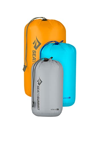 Praktisches Packsack-Set aus wasserdichten Packtaschen von Sea to Summit, ideal für Outdoor-Ausrüstung und Reisen