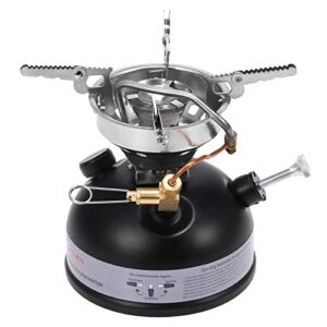 Snnozy Tragbarer Outdoor-Camping-Mini-Benzinkocher, flüssiger Brennstoff, Alkohol, Diesel, Ölkocher - Komfortabler Kochen im Freien mit hoher Leistung und schneller Wärmeentwicklung.