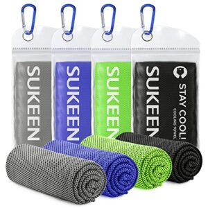 Kühltuch Set, Handtücher mit Kühleffekt für Sport, Reisen und Alltag