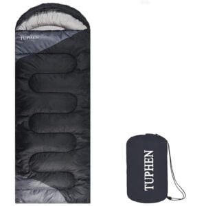 Tuphen Schlafsack - 3-4 Jahreszeiten Camping-Schlafsäcke für Erwachsene - komfortabler, wasserdichter und leichter Schlafsack für Wandern und Rucksacktourismus