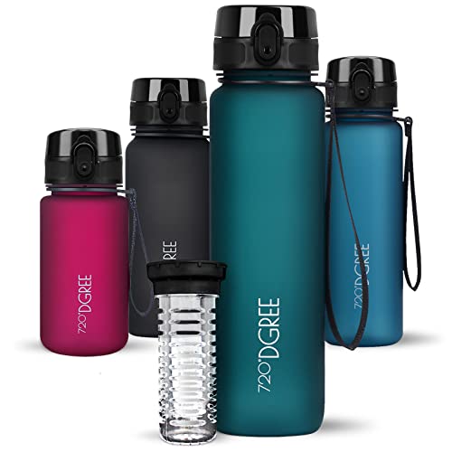 Trinkflasche 1 Liter BPA frei, ideal für Sport, Fitness, Fahrrad, Uni und Outdoor Aktivitäten