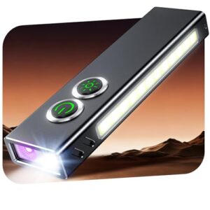 Taschenlampe mit LED-Aufladung, 7 Lichtmodi, USB-Wiederaufladbare, IP44 wasser- und staubdicht, für Camping, Outdoor, Notfälle