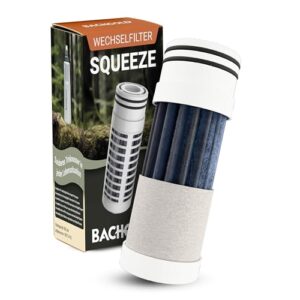 Ersatzfilter für Squeeze Outdoor Wasserfilter, 2-stufiges Filtersystem für Camping und Survival