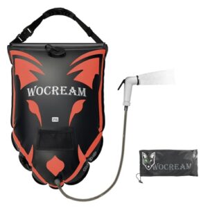 Robuste und leistungsstarke Camping-Duschtasche mit großer Wasserdurchfluss und Handbrause für Outdoor-Abenteurer