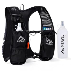 Laufweste für Damen und Herren mit 500 ml TPU Trinkflasche - Leichter und bequemer Laufrucksack, 7 L Volumen, Kompatibel mit 2 L Trinkblase, ideal für Trailrunning, Radfahren, Wandern und Marathon