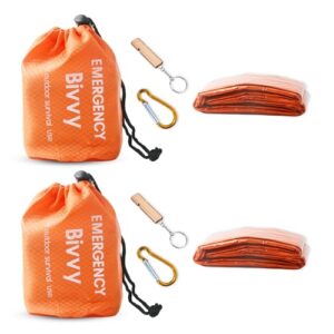 Notfall-Schlafsack mit hervorragender Wärmeisolierung und vielseitiger Anwendungsmöglichkeit für Camping und Wandern.