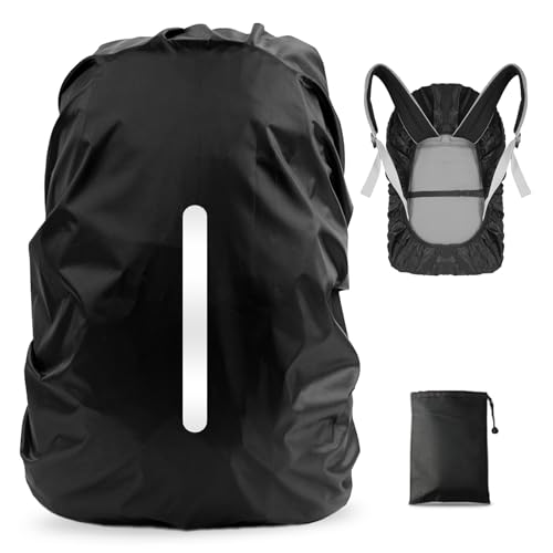 Regenschutz für Rucksack und Tasche, wasserdicht, reflexstreuend, verstellschnalle, elastischer Rand, stabil