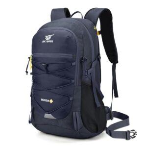 SKYSPER Wanderrucksack 25L, Klein Rucksack mit Rückenbelüftung aus atmungsaktiven Mesh Tagesrucksäcke mit Regenschutz für Wandern Outdoor