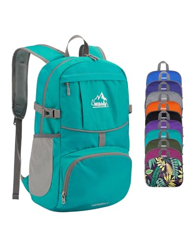 Faltbarer Rucksack für Outdoor-Aktivitäten, Ultraleicht Wanderrucksack mit 25 Litern Fassungsvermögen, leichte und praktische Lösung für Herren und Damen zum Wandern, Trekking oder Hiking.