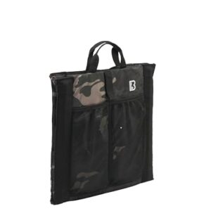 Brandit Sitzmatte mit Tasche, faltbarer 2-in-1 Outdoor-Trekking-Matte für Jäger und Abenteurer, Dunkelkamouflage-Farbe