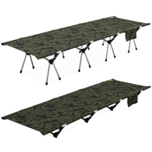 Ergonomisches Feldbett für einzigartige Erholung, klappt sich zusammen und ist leicht zu bauen