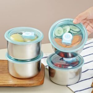 Luftdichte Frischhaltedosen mit Deckel für Kühlschrank-Organisation, Mahlzeitenvorbereitung, Picknick und Lunchbox. Vielseitig verwendbar und hält dein Essen frisch.