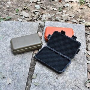Wasserdichte Survival-Kit-Box, tragbarer Aufbewahrungsbehälter für den Außenbereich, ideal für Campingausrüstung und Notfallbedarf, robustes Design und widerstandsfähig gegenüber den Elementen.